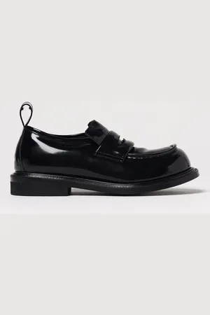Moschino Mocassino in pelle spazzolata
