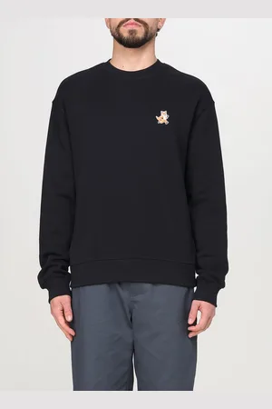 Maison Kitsuné Felpa a girocollo con mini logo