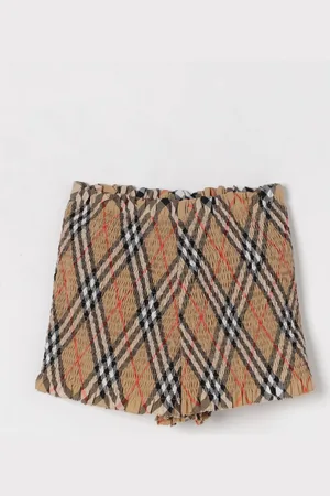 Burberry Shorts in cotone elasticizzato check