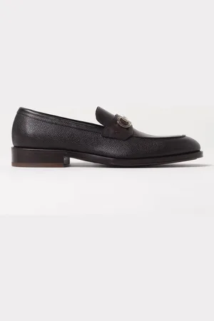 Salvatore Ferragamo Mocassino Gancini in pelle a grana