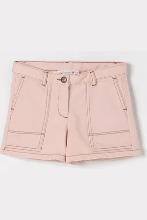 BONPOINT Shorts in cotone con cuciture a contrasto