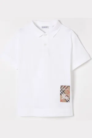 Burberry Polo in cotone con logo