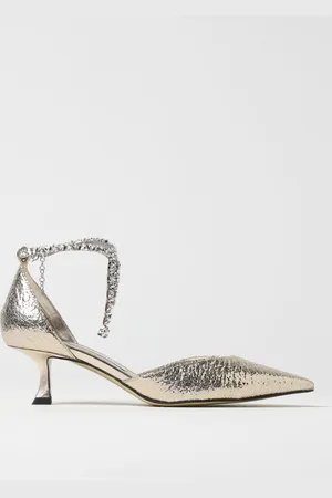 Jimmy Choo Décolleté Verity Stevie in pelle metallizzata