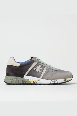 Premiata Sneakers Lander in camoscio e nylon
