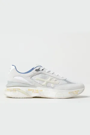 Premiata Sneakers Moerun in camoscio e mesh