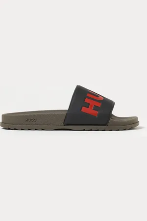 HUGO BOSS Sliders in gomma con logo