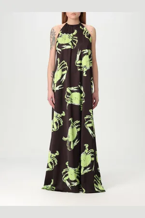 Msgm Abito in viscosa stampata
