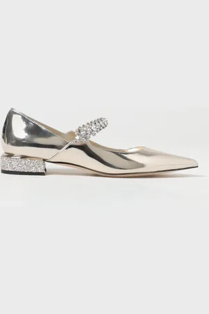 Jimmy Choo Décolleté Bing flat in pelle laminata