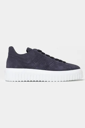 Hogan Sneakers H-Stripe in camoscio