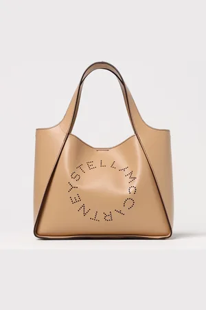 Stella McCartney Borsa in pelle sintetica con logo traforato