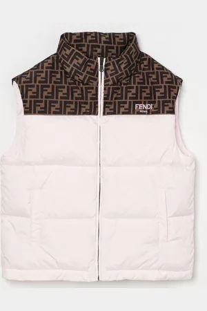 Fendi Piumino a gilet imbottito FF