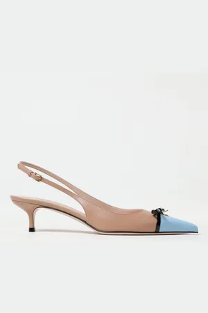 VALENTINO GARAVANI Slingback in pelle con fiocco