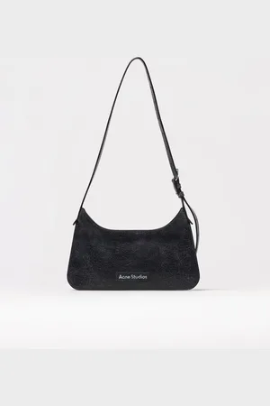 Acne Studios Borsa Mini Platt in pelle cracklè