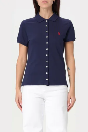 Ralph Lauren Polo in cotone con logo ricamato