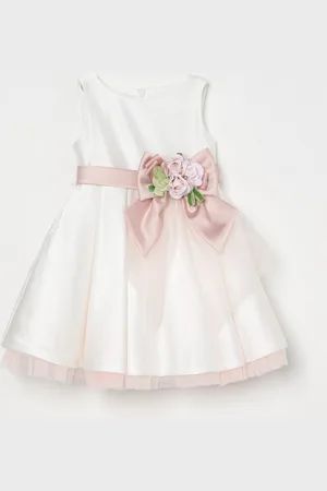 COLORICHIARI Abito in tulle con fiori