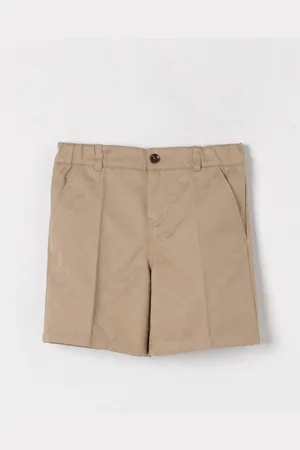 Gucci Pantaloncino Web in cotone GG Supreme