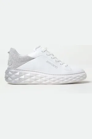 Jimmy Choo Sneakers Diamond Maxi in pelle