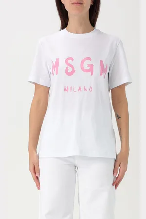 Msgm T-shirt in cotone con logo