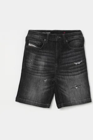 Diesel Pantaloncino di jeans con rotture