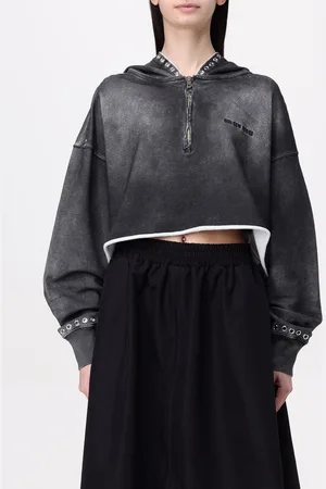 Golden Goose Felpa cropped con logo