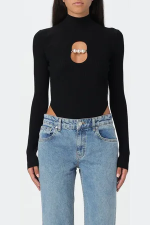 Moschino Body cut-out con perle