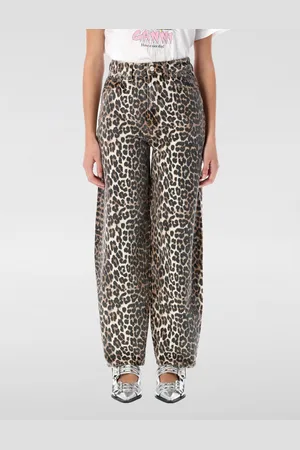 Ganni Jeans in denim animalier