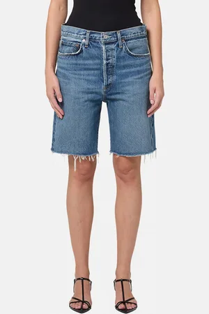 AGOLDE Pantaloncino in denim di cotone