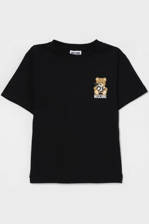 Moschino T-shirt in cotone con logo Teddy Toy Moncler