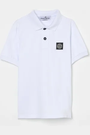 Stone Island Polo in cotone con logo
