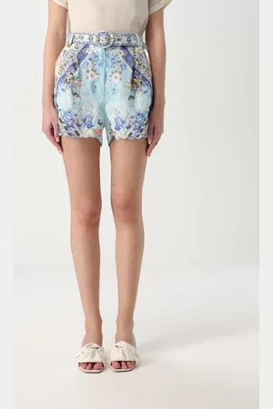 Camilla Pantaloncino in seta con stampa floreale