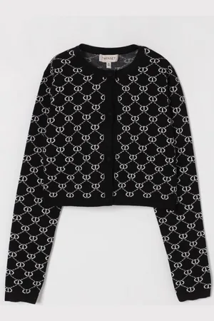 Twin-Set Cardigan a girocollo in viscosa