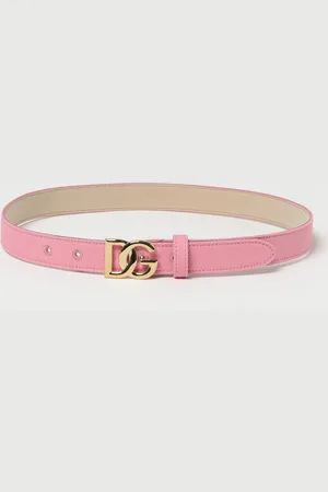 Dolce & Gabbana Cintura DG in cotone con stampa logo