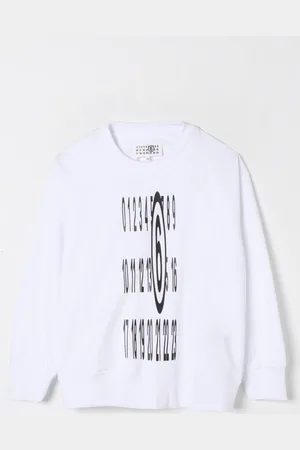 Maison Margiela Felpa a girocollo con logo