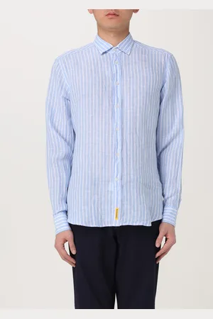 B.D.BAGGIES Camicia BD Baggies in misto lino a righe