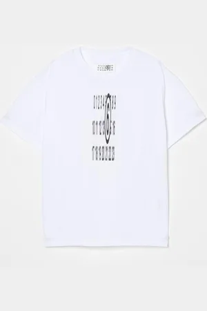 Maison Margiela T-shirt in cotone con logo