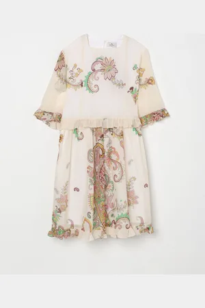 Etro Abito in cotone e seta Paisley