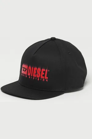Diesel Cappello in cotone con stampa logo