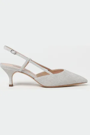 Casadei Slingback Julia in canvas e pelle