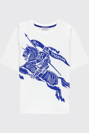 Burberry T-shirt in cotone con logo
