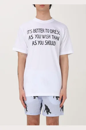 Moschino T-shirt in cotone con slogan