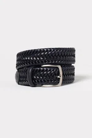 BROOKSFIELD Cintura in pelle intrecciata