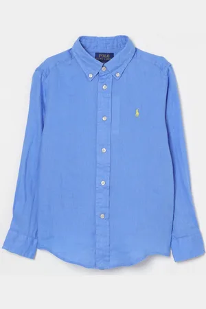 Ralph Lauren Camicia in lino con logo
