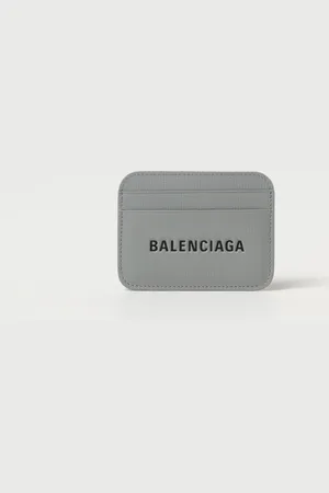 Balenciaga Portacarte di credito Cash in pelle saffiano