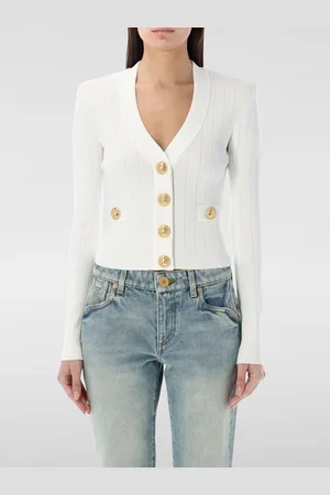 Balmain Cardigan in misto viscosa