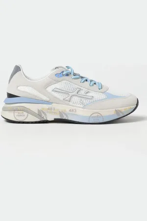 Premiata Sneakers Moerun in camoscio e mesh