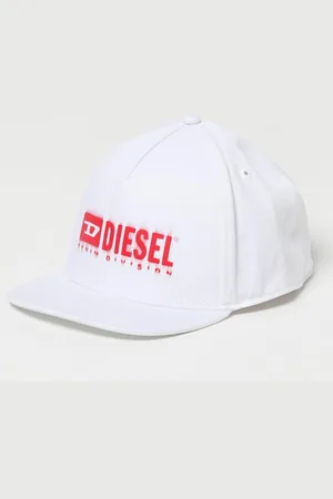 Diesel Cappello in cotone con stampa logo