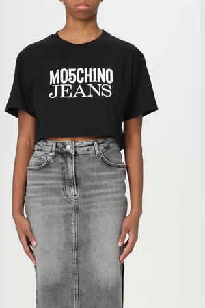 Moschino T-shirt cropped in cotone
