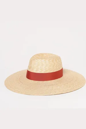 Borsalino Cappello in rafia intrecciata