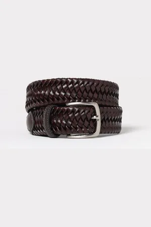 BROOKSFIELD Cintura in pelle intrecciata