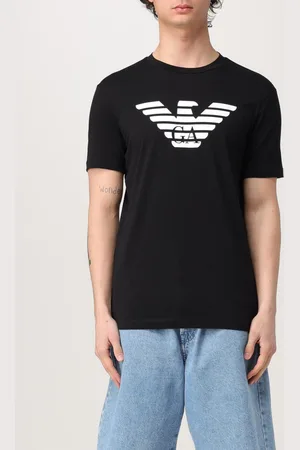 Emporio Armani T-shirt in cotone con monogram